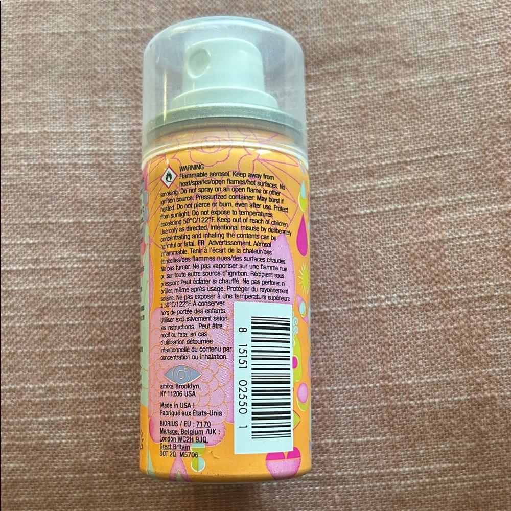 Amika Perk Up Dry Shampoo - Vibrant Yellow and Pink *New/Never Opened* - Picture 3 of 3